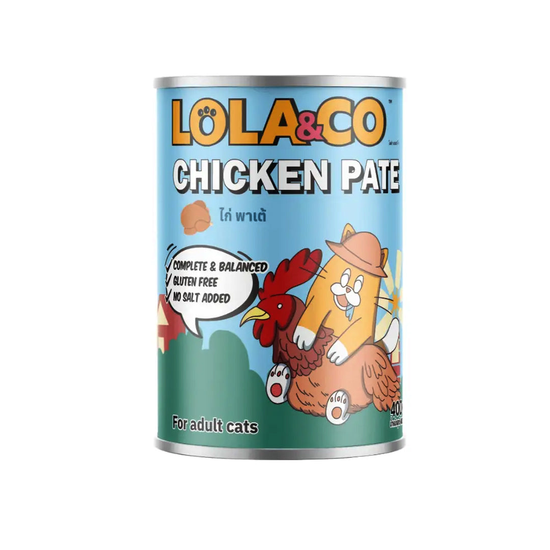 Lola & Co Cat Can Chicken Pate 400g (Pack of 2)